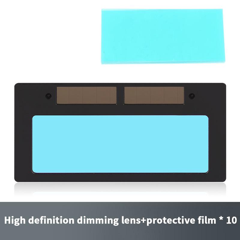 Solar Auto-Abdunkelnde Schweißlinse Schweißbrille Solarbetriebene Schweißhelm-Schutzbrille Schweißhelm Maske Zubehör