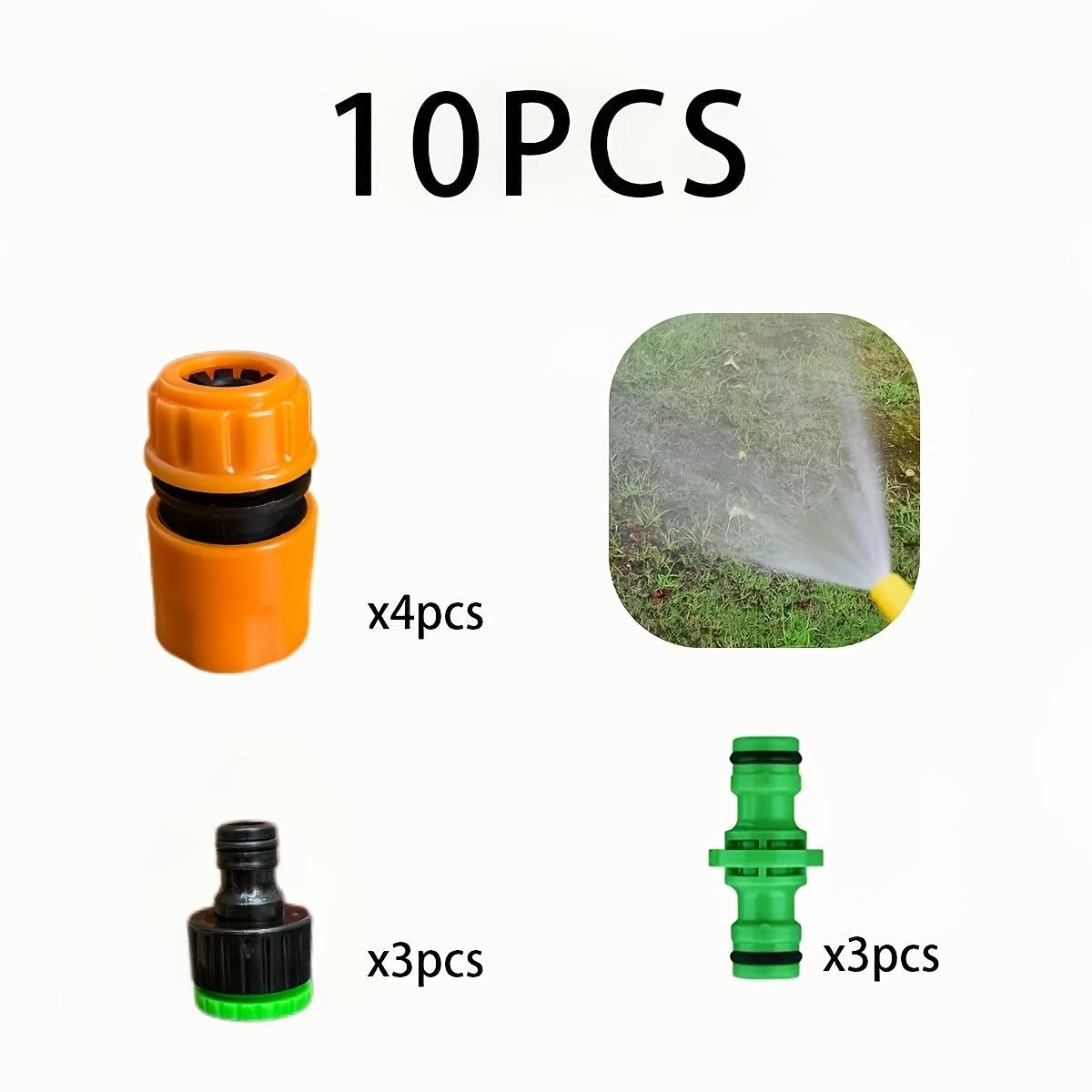10Pcs Garden Faucet Connectors 1/ 2inch Water Pipe Fittings - Set With Threaded Connectors And Water Pipe Connectors, Extension Connection 10Pcs