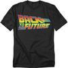 Back To The Future - Logo - Unisex Short Sleeve Children's T-shirt - Black