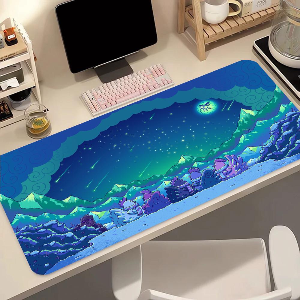 S-stardew Valley Pattern Game Mousepad Pad Rubber Mouse Mat Desk Gaming Non Slip Table Mat Gamer Cabinet Mousepad Keyboard Pad