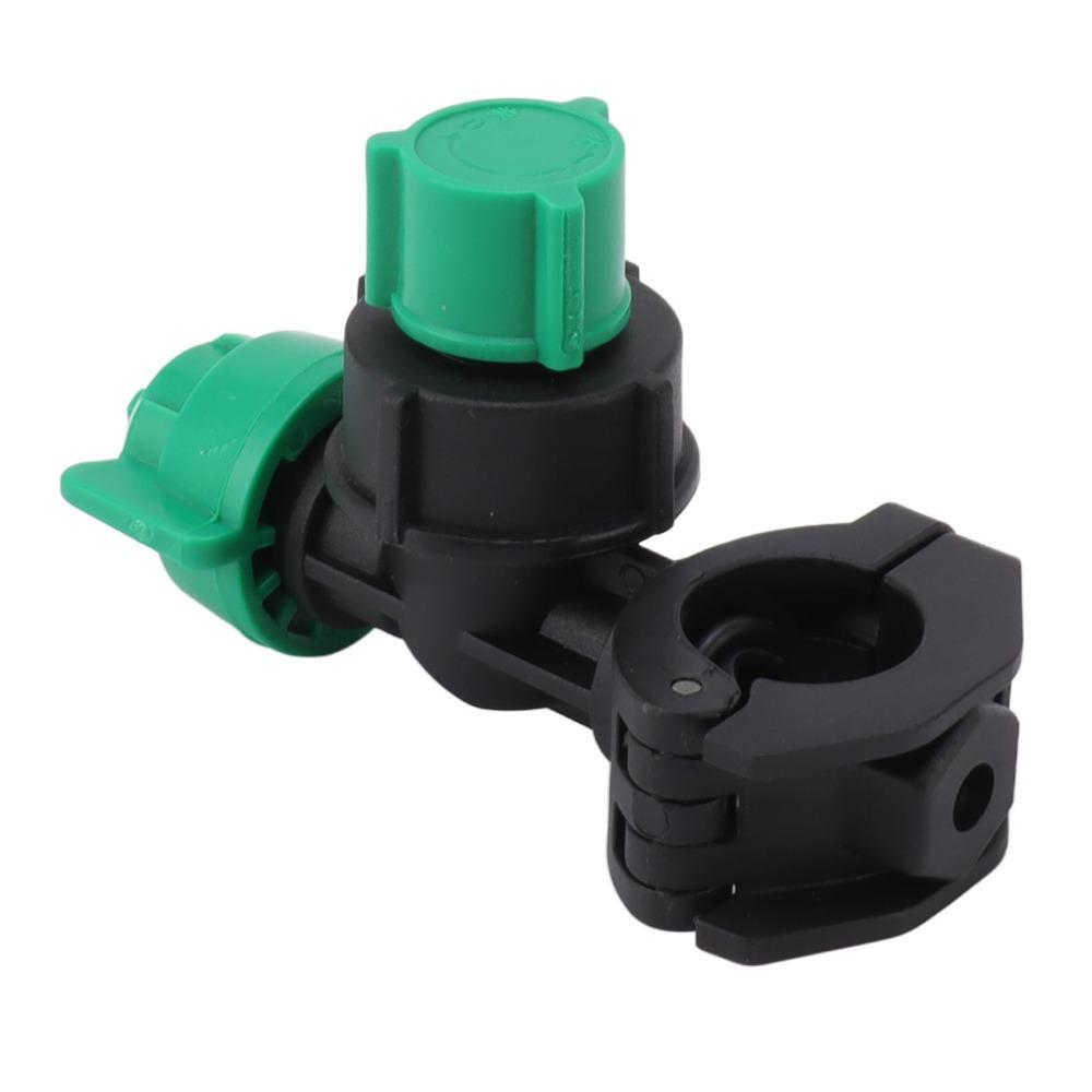 2pcs Leak Proof Agricultural Sprayer Nozzle Black and Green Easy Installation Fogging Spray Nozzle Easy Installation