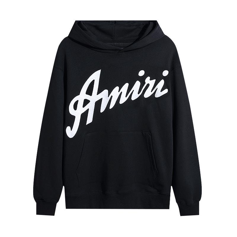 AMIRI Unisex High-Definition Print Casual Hoodie - 2024 Autumn/Winter American Trendy Collection