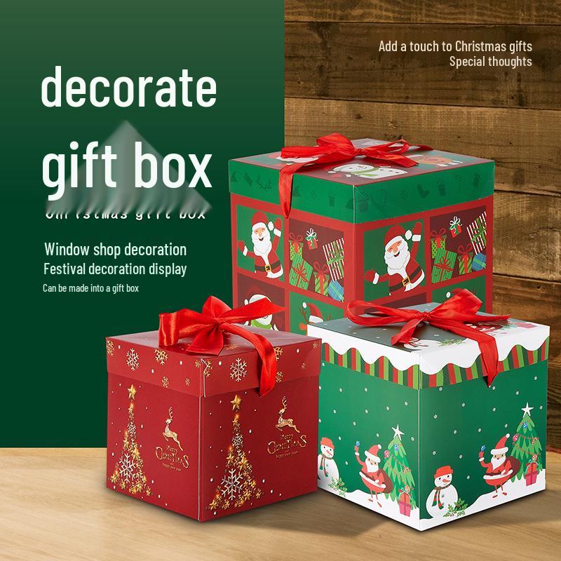 Sada dárkových krabic Vánoční stromek: Stojan na ozdoby a slavnostní balení