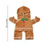Pet Clothes Christmas Walking Gingerbread Man Pet Costume Cosplay  Warm Soft Hoodie  Dogs Puppy Pets Sweater for Autumn winter