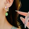 Ohrschmuck Blumenstecker Leichter Luxus Süße Hängeohrringe Böhmische Ohrringe Damen Geschenk