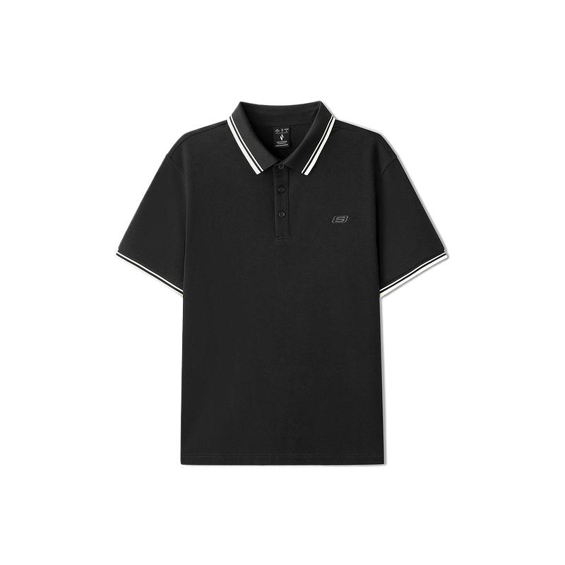 Мужская однотонная рубашка-поло Skechers свободного кроя tops L126M009-0018 L