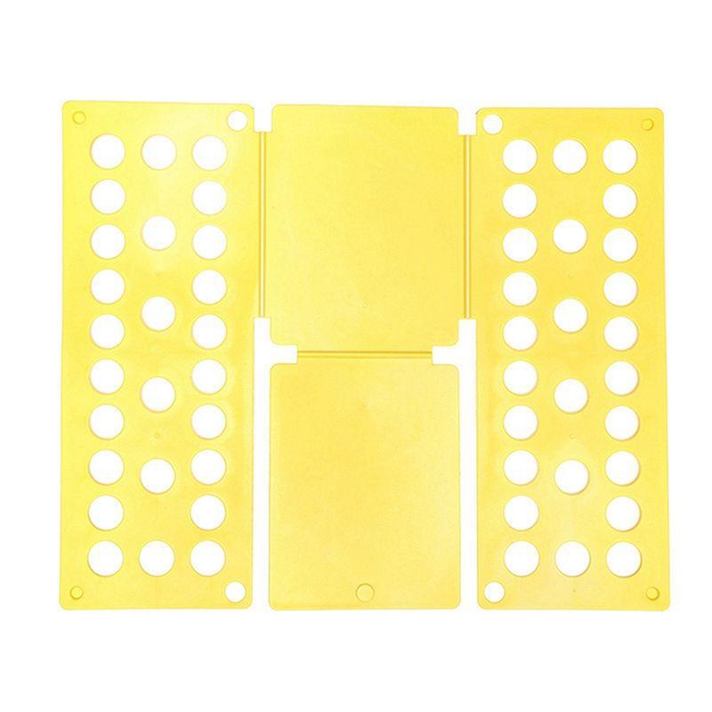 A84E-Plastic Clothes Folding Board Kids Laundry Folder Shirt Folding Board Home Storage Tool For Kid Children Adults 2630₽