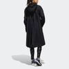 adidas Womens Light Woven Long Jacket Black Women Streetwear FM5184