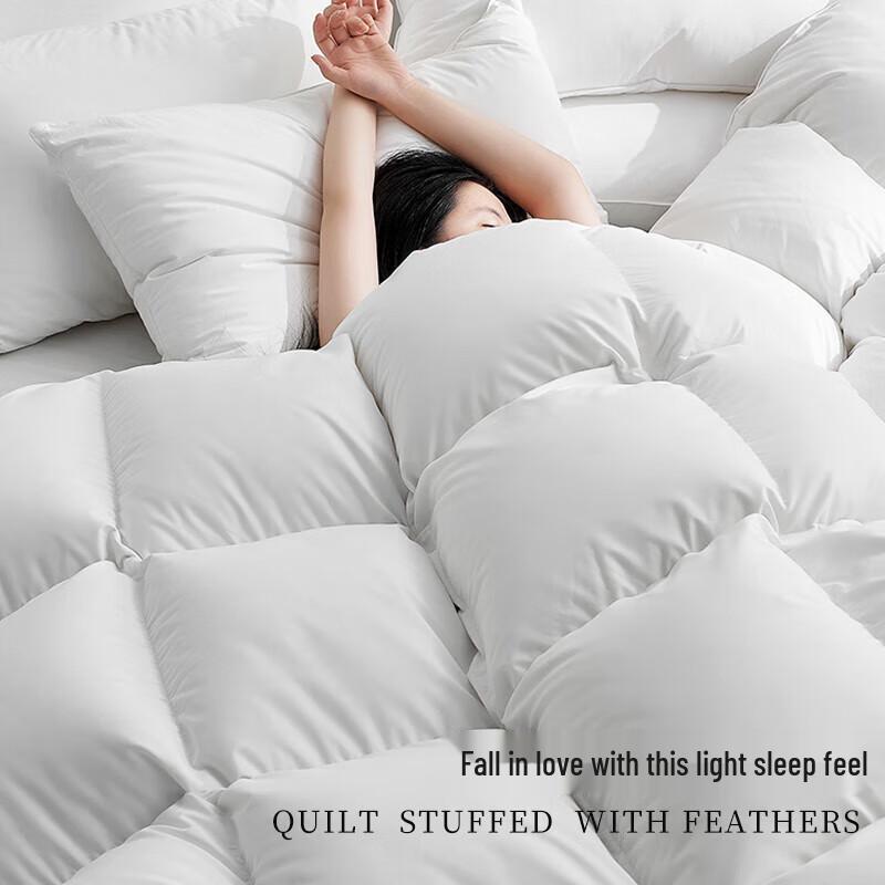 Lanman 90% White Goose Down Winter Quilt