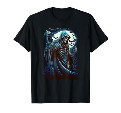 Sensenmann - Böser Untoter Seelensammler Tod T-Shirt