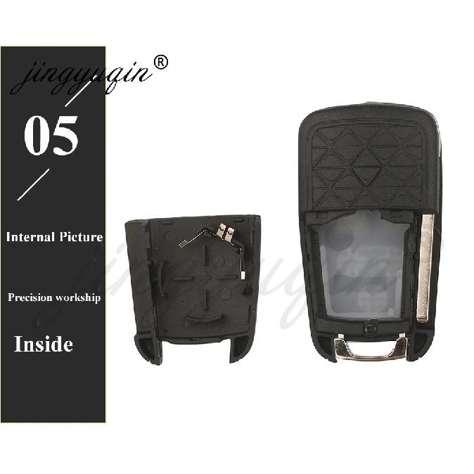New 2/3/4/5BTN Remote Flip Car Key Shell For Opel Vauxhall Insignia Astra J Chevrolet Cruze Lova Camaro Impala Spark Buick GMC