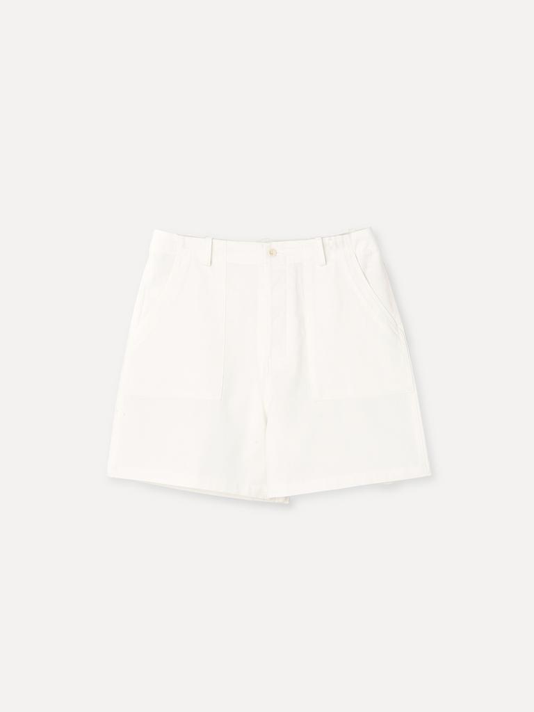 LABELARCHIVE Marlo Crafted Shorts White