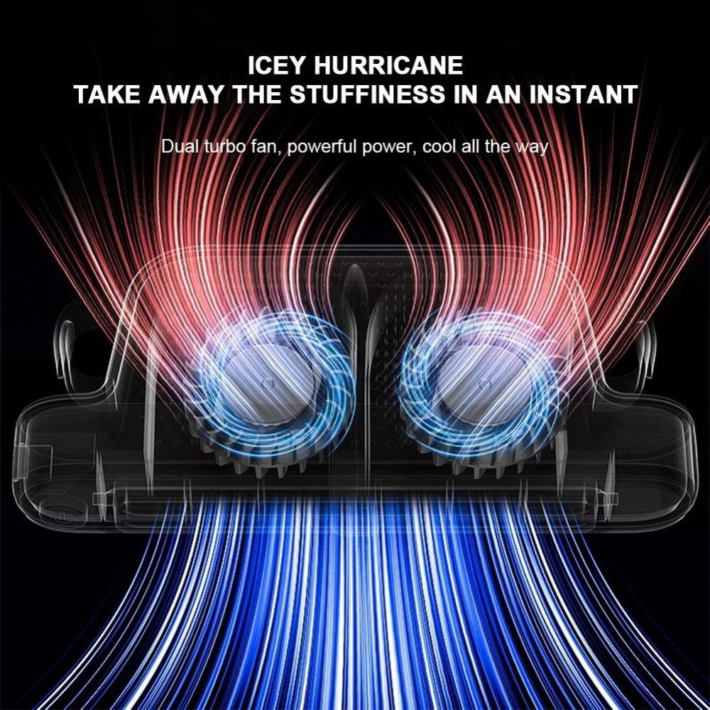 Safe Structure Bladeless Car Fan Portable Design Automobile Cooling Fan Headrest Fan Road Trips