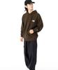 New Era PARKER Long Sleeve Box Logo Onspotz Exclusive Walnut L Sweat Pullover Hoodie Box Logo Embroidery