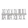 Stick On Clock Numbers Roman Numerals 10Mm Art Craft Dial Sticking Gold 1 Set