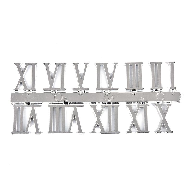 Stick On Clock Numbers Roman Numerals 10Mm Art Craft Dial Sticking Gold 1 Set