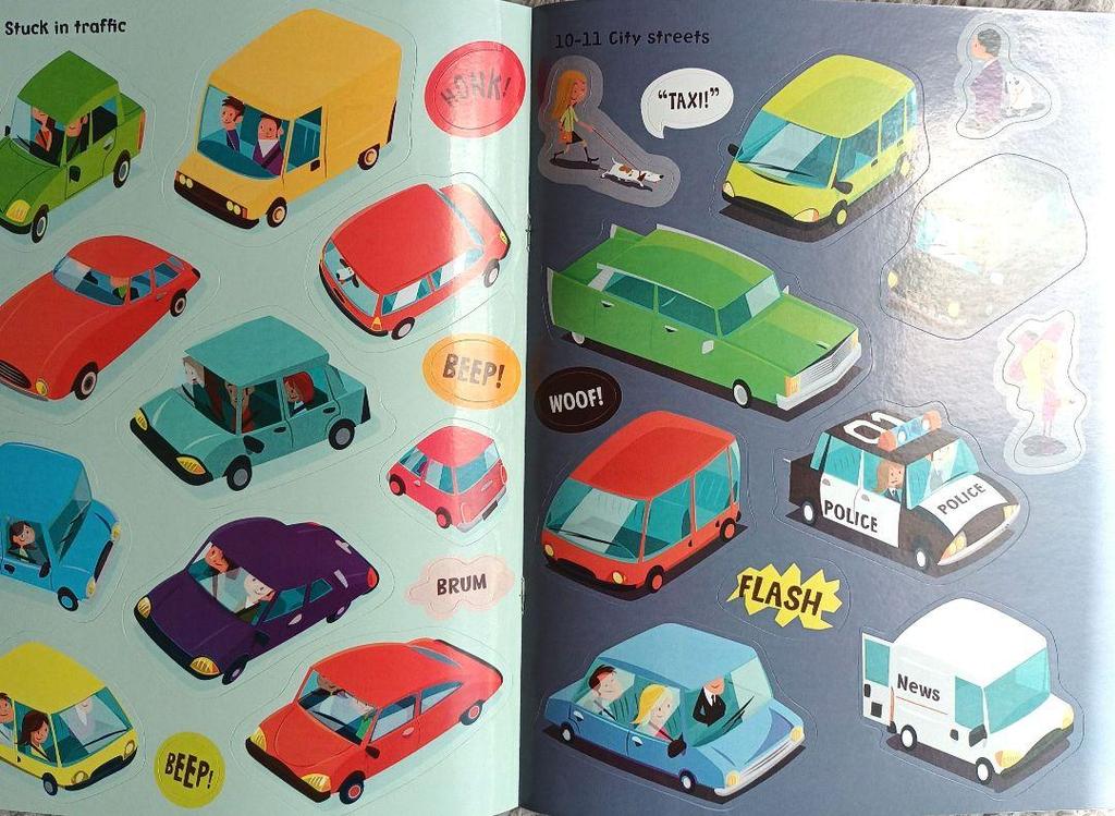 [USED] Usborne Stickerbook Set of 4 for Boys