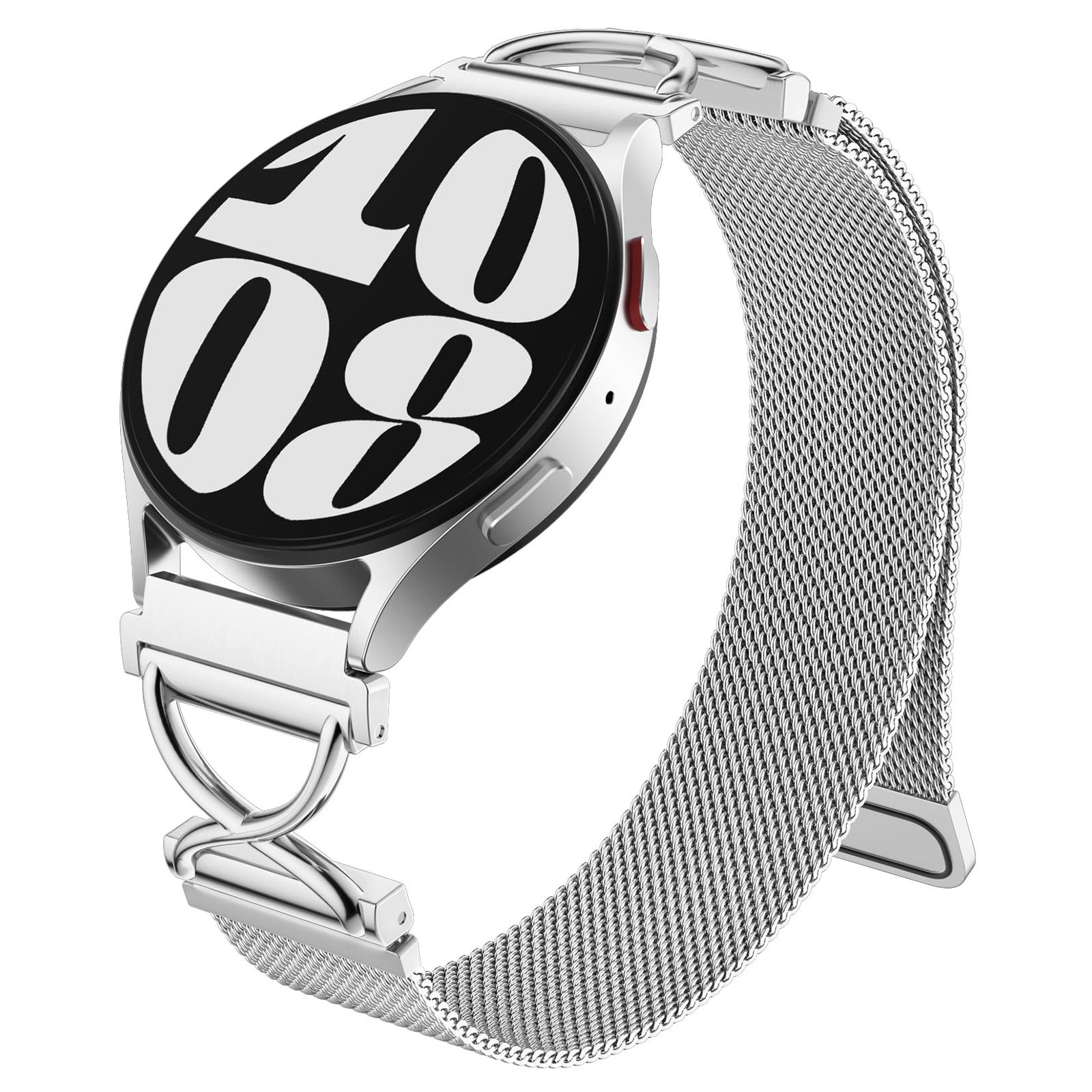 

For Huami Amazfit GTS 3 Watch Band Magnetic Stainless Steel Milanese Strap with X-Shaped Connector