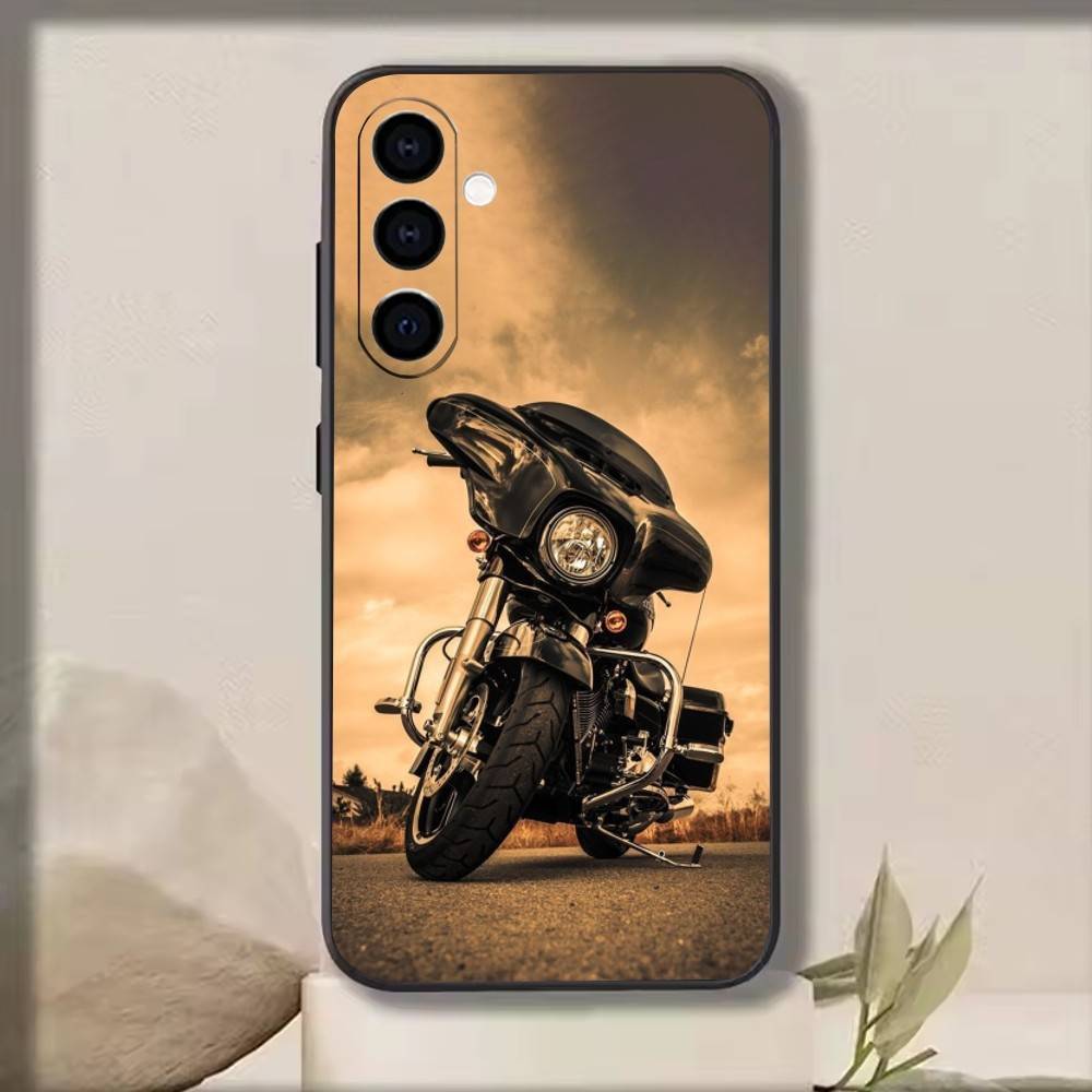 Street Glide Phone Case For Samsung Galaxy A73,A72,A71,A70,A53,A52,A51,Others Soft Black Cover