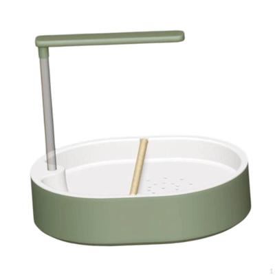 Automatic Bird Bath for Parrots, Indoor Use, Compact, Suitable Grey Medium-sized