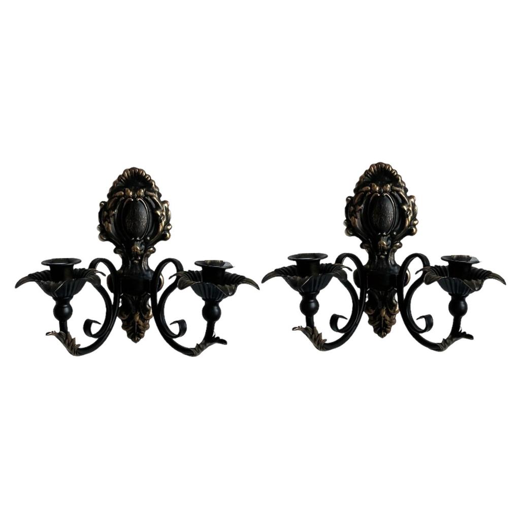 Candle Sconce, Candle Stand Decorative Candlestick Holder Wall Candle Holder for Wedding Party Anniversary Wall Decor