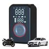 Multi-Vehicle Air Compressor Auto-Stop Cordless Bike Pump Multifunction Portable Digital Tire Air Pump for Car Motorcycle Bike