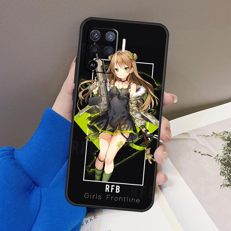 Girls Frontline Case For Oppo A5 Pro A15 A17 A57 A77 A18 A38 A58 A78 A98 A94 A74 A54 A16 A76 A96 A40 A60 A80