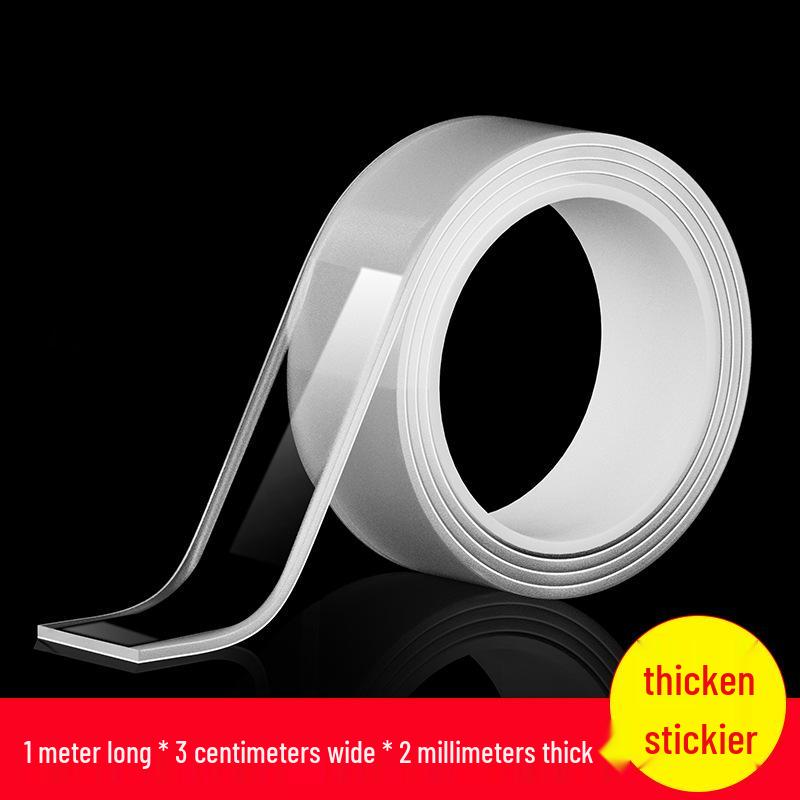 Ultra-Thin Transparent Nano Tape - High Viscosity, Strong Waterproof, Double-Sided, No-Trace Wall Fixation.