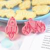 8Pcs Cartoon Transports Vehicle Pattern Cookie Cutters Pressable Biscuits Mold