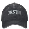 Heavy Metal JJustin Cap für Unisex Baumwolle BBiebers Trucker-Kappe Lässige Kopfbedeckung Verstellbare Passform Baseballkappe
