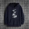 Thriller Demon Pattern Black Hoodie for Man 2025 Hot Sale Hooded Long Sleeve Sweatshirt Autumn Winter Daily Casual Sporty Top