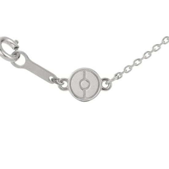 Official Silver Gold Gift for Men and Women U-Treasure Pokémon Necklace, (Yellow Coated),