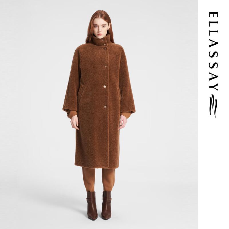 

ELLASSAY Women s Elegant 100% Merino Wool Coat EWE353D10300 S