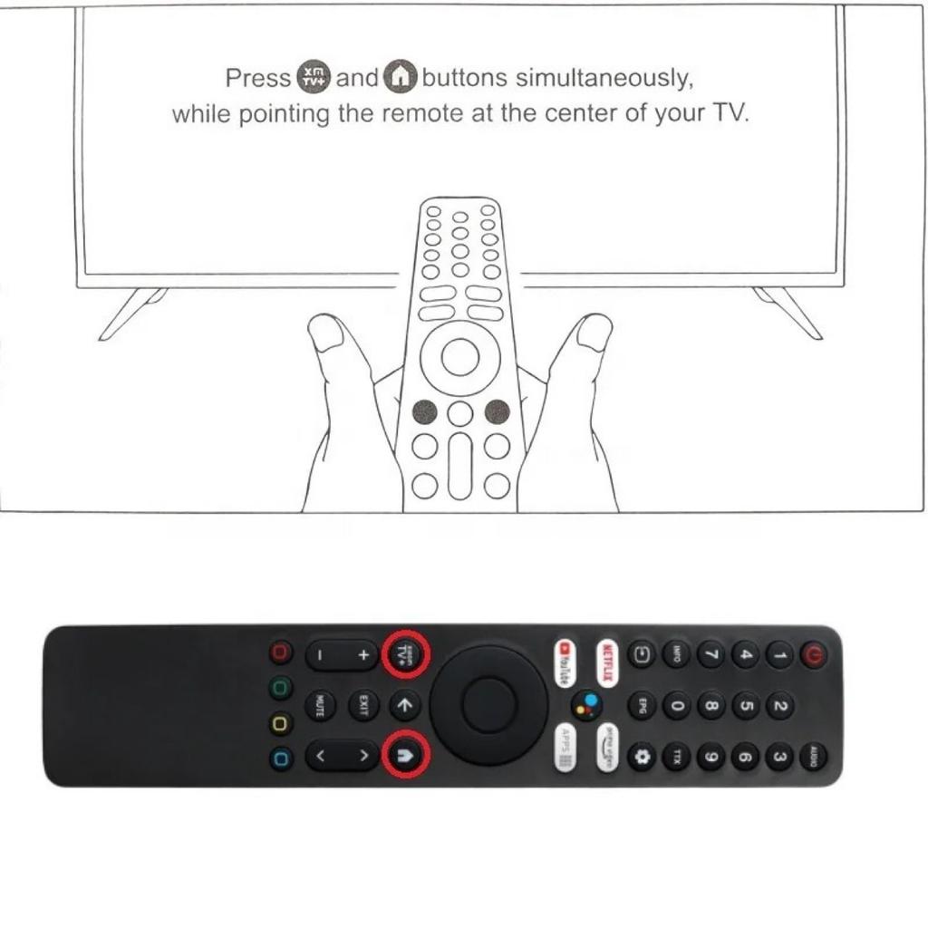 XMRM-ML Voz para TV Xiaomi Ultra HD 4K QLED Q2 50" 55" 65 Controle Remoto