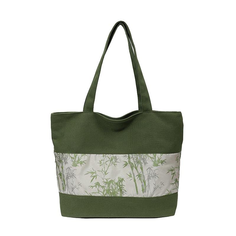 Bag Handheld Girl Spring New Versatile Canvas Bag Large Capacity Tote Bag