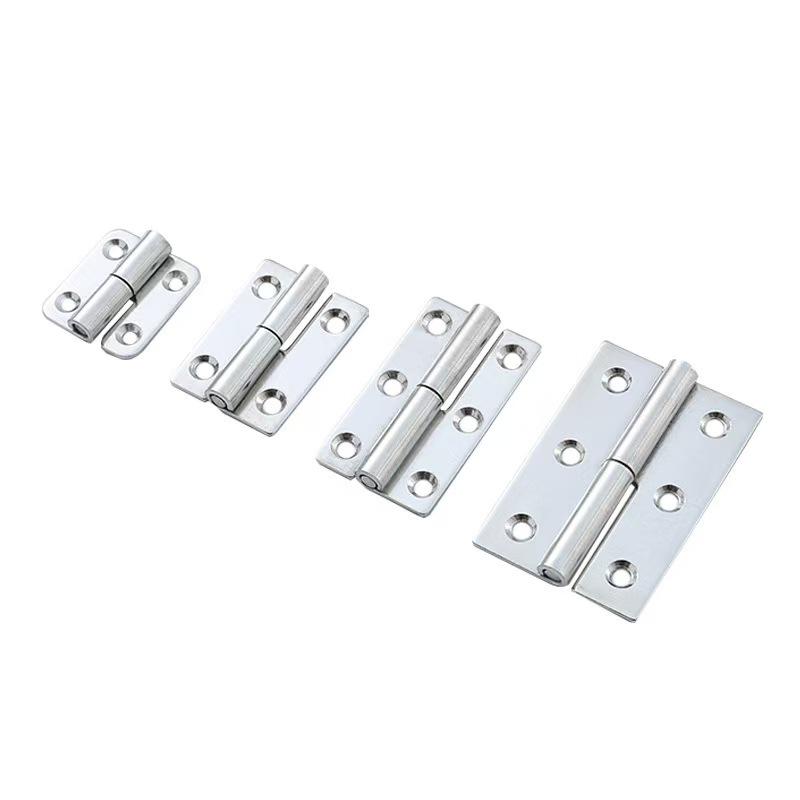 Swing-Open Heavy-Duty 304 Stainless Steel Detachable Wood Cabinet Door Hinge