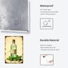 [2D Flat] 1pc Vintage Peppermint Essential Oil Tin Painting - Rust-Proof & Weatherproof Metal Wall Art, 20.32x30.48 cm, Antique