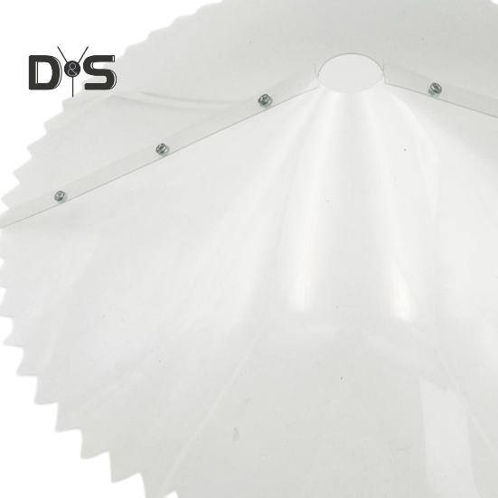 Wrap-Around Birds Feeder Squirrel Baffle with Serrated Edge Weather-proof Outside Hanging Bird House Pole Mount Transparent Raccoon Squirrels Rodents