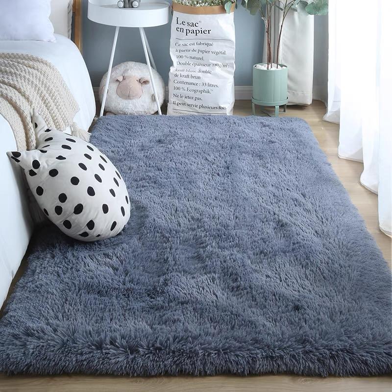 Silk Wool Carpet Bedroom Living Room Carpet Ins Style Scandinavian Home Floor Mats Home Decoration