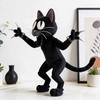 99 Notti Nella Foresta Gatto Nero Peluche Giocattolo Decorazione Divertente Bambola di Pezza Gatto Nero Collezionabile Regalo per Festa di Halloween Compleanno