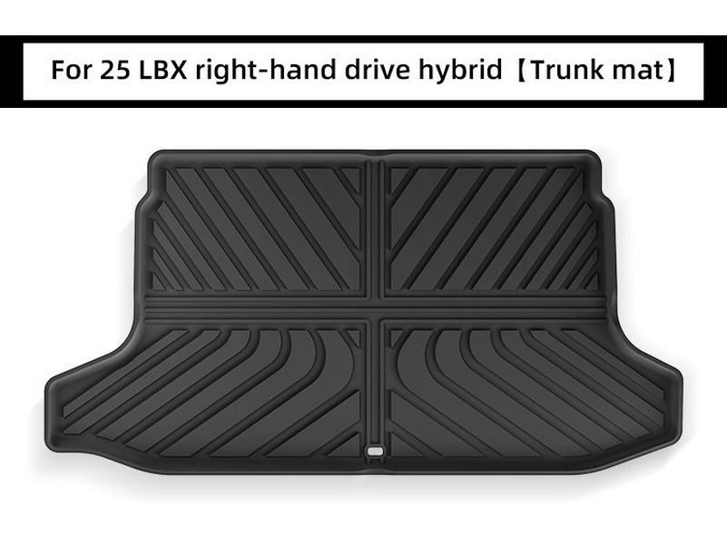 Eco-Friendly TPE Floor Mats for 25 Lexus LBX Cars, All-Weather Protection