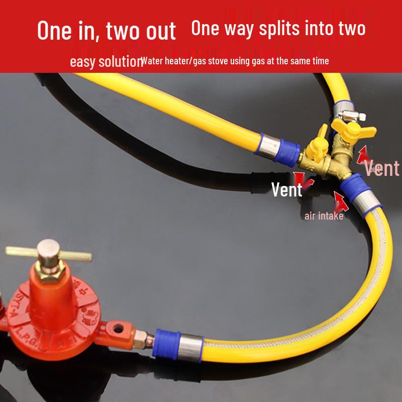 Liquefied Gas Distribution Three/Four-Way Ball Valve Connector