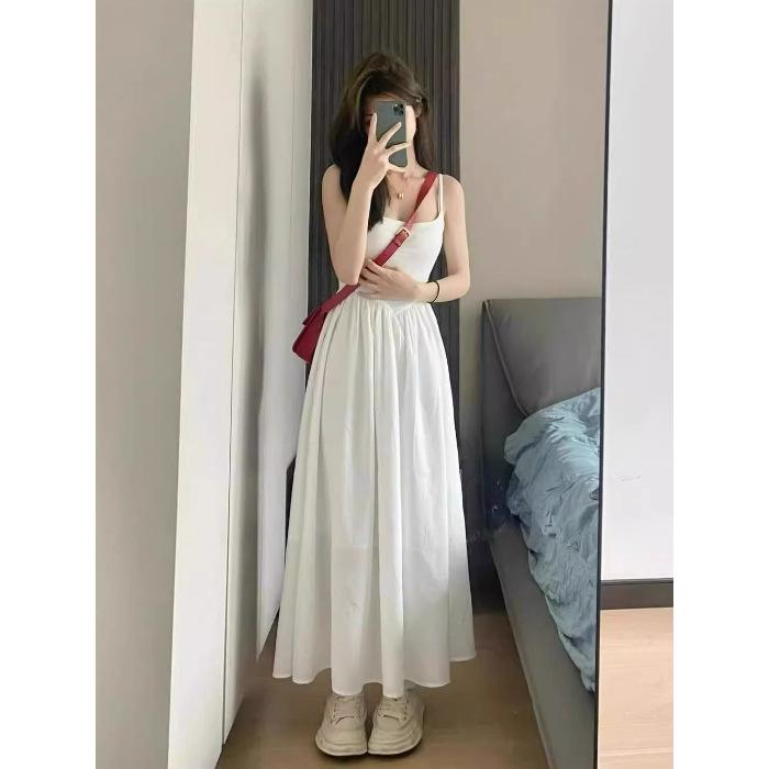 

Весенняя узкая юбка А-силуэта с завышенной талией: Элегантная французская первая любовь и стиль Хепберн в белом и черном цвете. S белый