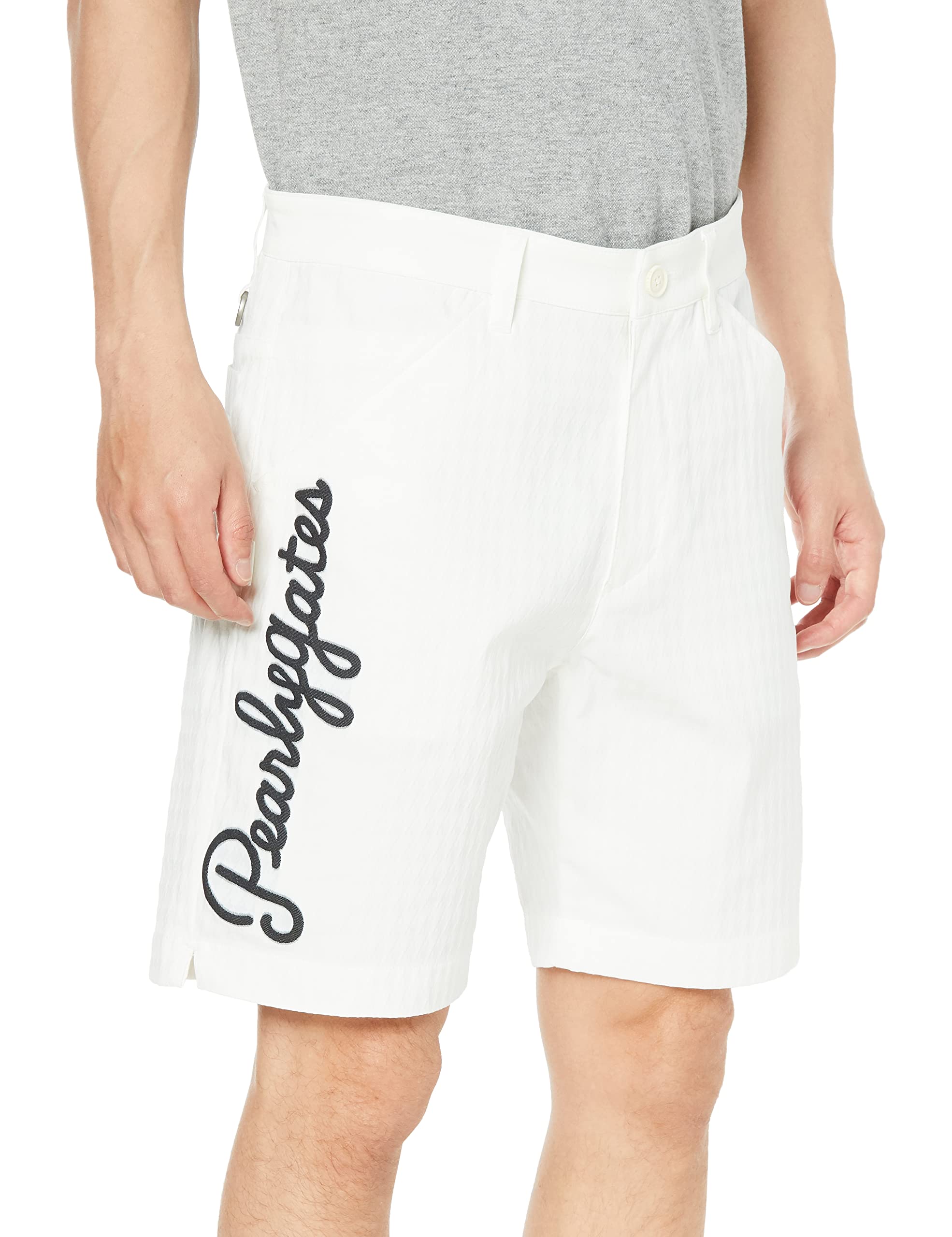 

Shorts PG Cursive Logo Cut JQ x Dark Navy 5 [Pearly Gates] Men s / 053-3132409 030_White [L]