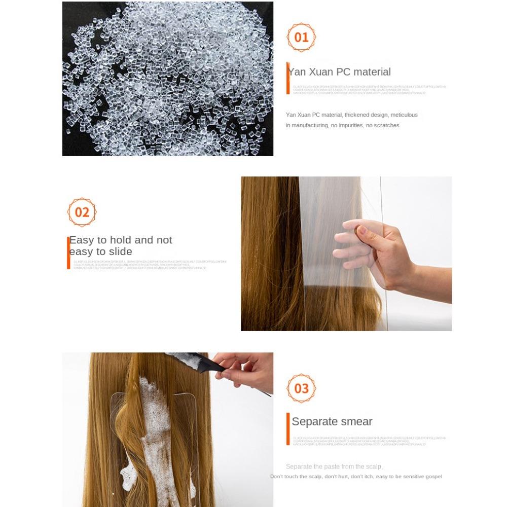 Portable Hair Coloring Dyeing Board Balayage Board Hair Dyeing Board Plate Salon