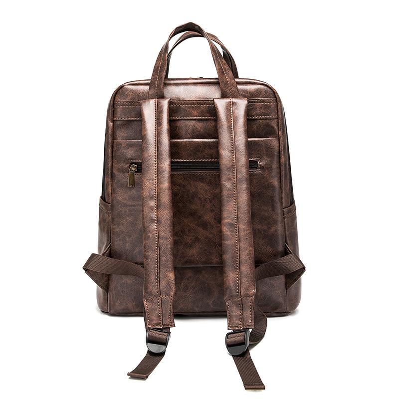 Business Backpack Female PU Backpack Student Schoolbag