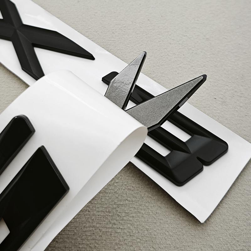 3D ABS Chrome Black Car Letter Rear Trunk Logo X3 X5 Stickr Badge Decal For BMW X3 X5 F25 E83 XDRIVE 20d 20i 30d 30i Accessories