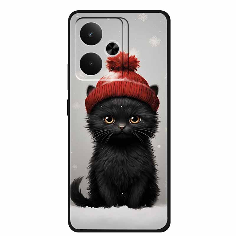 For Realme GT 7 T 7T Phone Case Fashion Photos Black Silicone Soft Back Cover Case For Realme GT 7T GT7 7 T Case GT7T Coque Capa