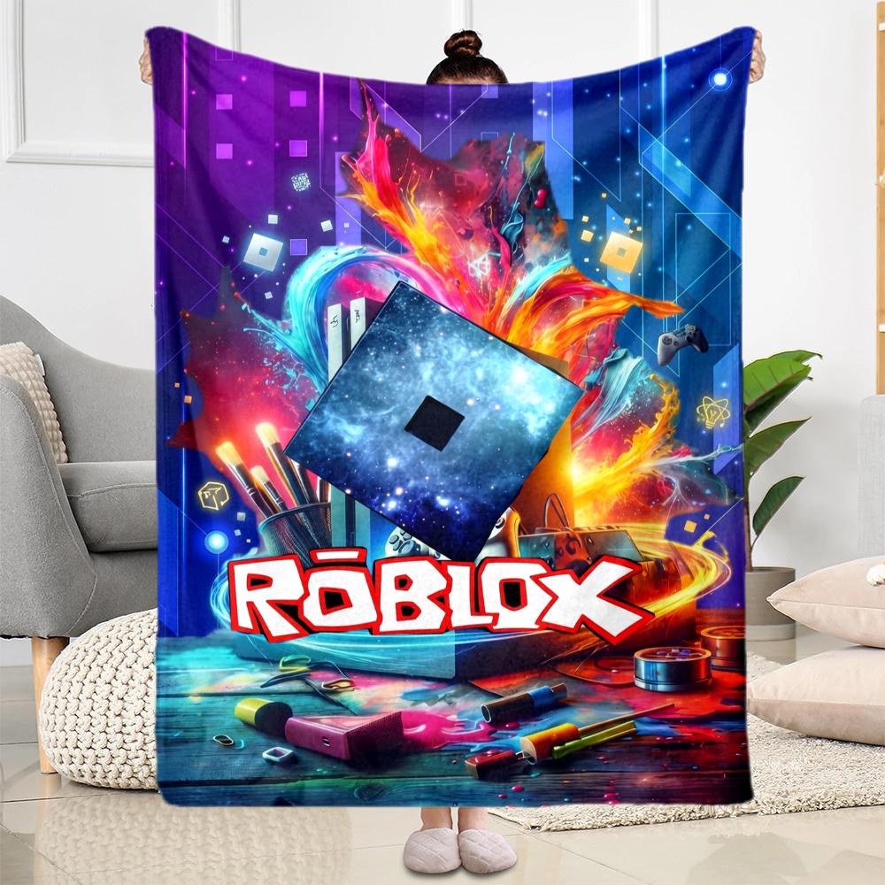 Roblox Game Character World Blanket Soft Warm Cozy Great For Office Chair Office Chair Allseason Use Modern Unique Gift For Family And Friends Camping