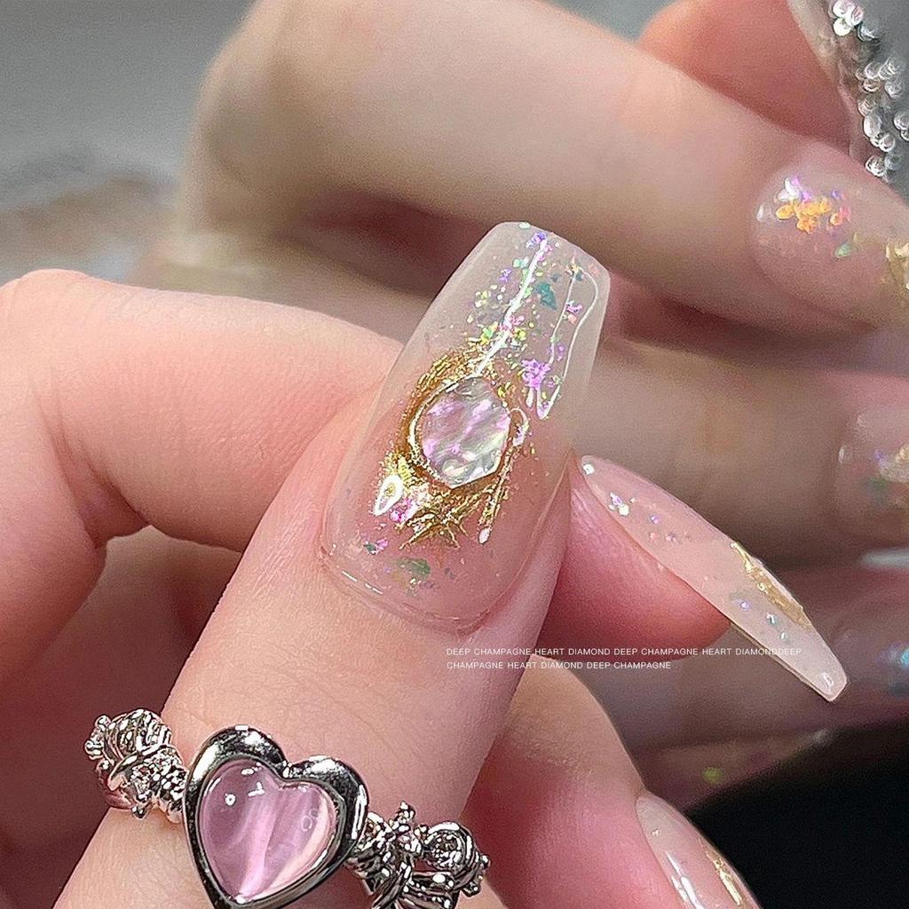 Ultra-Thin Mother-of-Pearl Abalone Shell Nail Art Decorations